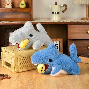 Diseño personalizado cazando tiburones pequeños juguetes de peluche Material de poliéster juguetes de animales de peluche para máquina de garra - Product Image 3