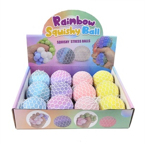 Squeeze Toy Colorful Squeeze Hand Grasp Pressure Ball Fidgets Decompression Flour Ball Toy - Product Image 4