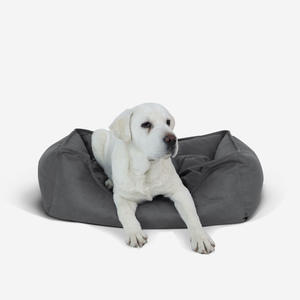 Cobello Classic Style Portable <strong>Dog</strong> Cat <strong>Bed</strong> Made Soft <strong>Tough</strong> Artificial Leather Breathable Solid Pattern Indoor Rectangle Carton - Product Image 2