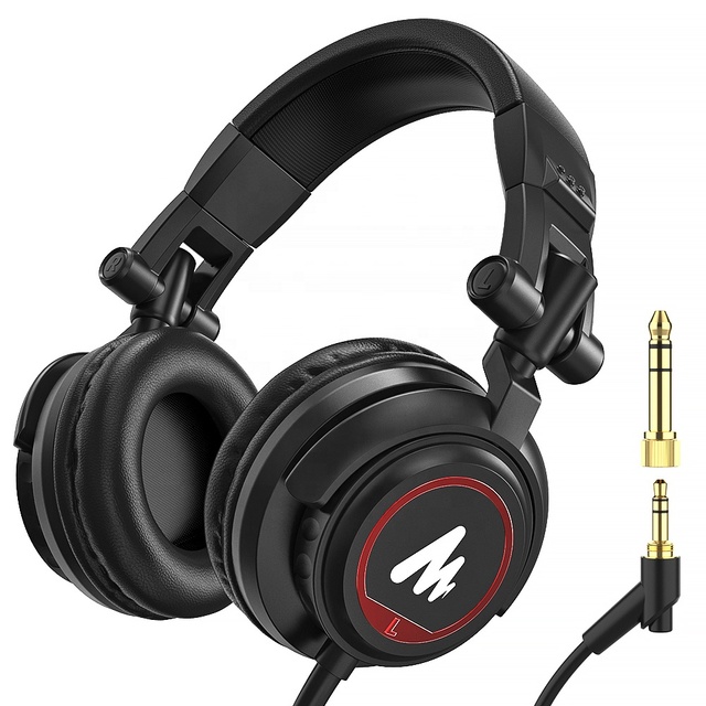 MAONO Hifi Professional Studio Monitor Headphone Wired Stereo Headphone Noise Cancelling for Mixer Over-ear Earphone