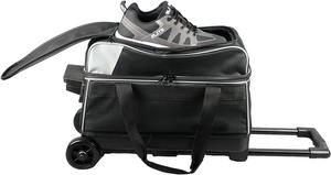 Bolsa de Bolos de Doble Rodillo con Compartimento Separado para Zapatos, Bolsas de Bolos Resistentes para Zapatos de Bolos - Product Image 5