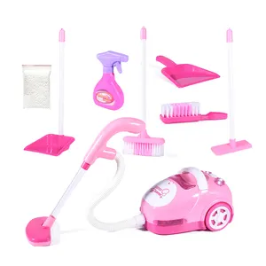 家务假装玩清洁工具玩具套装吸尘器和扫帚