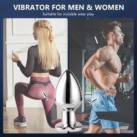 Nouveau masseur de Prostate lumineux coloré vibrant en métal Anal avec APP télécommande Anal godemichet Anal pour hommes femmes débutant