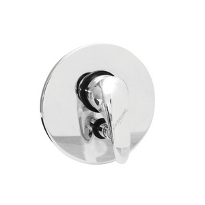 Mezclador de ducha empotrado de una sola palanca con desviador, serie Marzia, cromado - Product Image 1