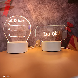 Wholesale Custom Led Light Wooden Base 3D Wood Lights <strong>Lamp</strong> Diy Abs Acrylic <strong>Bases</strong> <strong>Table</strong> Desk Bedside Night Light Base for Crafts - Product Image 6