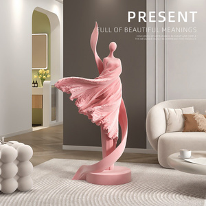 Scultura in Resina <span class=keywords><strong>di</strong></span> Ragazza, <span class=keywords><strong>Arte</strong></span> Decorativa per Casa, Ornamento Astratto per Soggiorno, Accessori per Ufficio e Casa, Regalo - Product Image 4