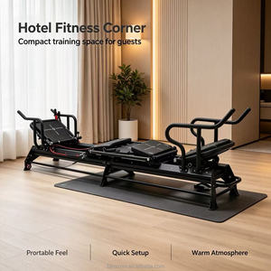 <span class=keywords><strong>Reformer</strong></span> de <span class=keywords><strong>Pilates</strong></span> Comercial <span class=keywords><strong>con</strong></span> Rodamientos Japoneses, Silencioso, Deslizante, Duradero y Ajustable para Máquinas de Fitness Supermodel - Product Image 3