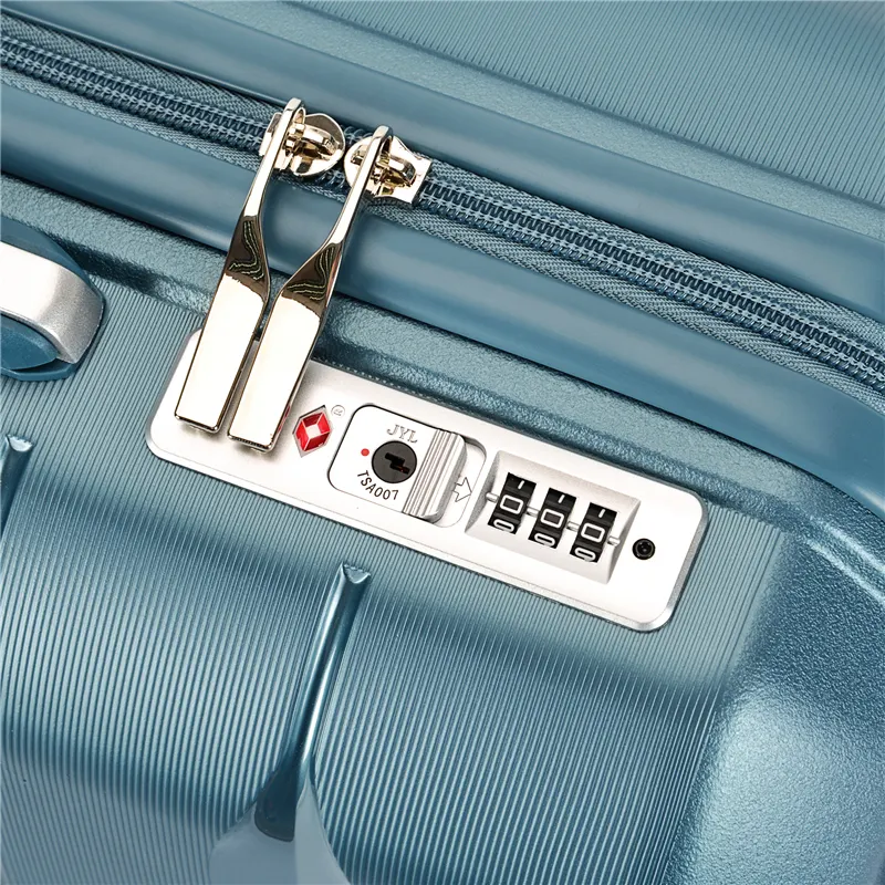 Trolley Bag Luggage New Style Carry On Suitcase PP Promotional Selected 20" 24" 28" Spinner Valise De Voyage Trolley Bag Suitcases Luggage