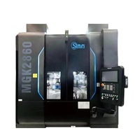 Centro de rectificado vertical CNC de precisión, rectificadora de superficies ID/OD de configuración única para piezas de metal duro, sistema de control Siemens