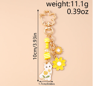 Cute Enamel Fruit Strawberry Keychain <strong>Lollipop</strong> Key <strong>Ring</strong> for Women Girls Handbag Pendants DIY Key Chain Jewelry Gift - Product Image 3
