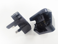 Adaptateur de prise de courant US vers UK Type-A vers Type-G, convertisseur 2 broches vers 3 broches, prise britannique intégrée, Hong Kong, Singapour, Malaisie, fusible 13A