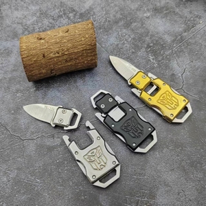 Herramientas para Exteriores, Mini Navaja Plegable <span class=keywords><strong>Kong</strong></span> <span class=keywords><strong>Kin</strong></span> de Acero Inoxidable, Navajas de Bolsillo Multiusos - Product Image 2