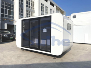 2 camere da letto 40ft Mobile piccola casa contenitore in acciaio con decorazioni completamente arredate per Hotel caffè o campeggio - Product Image 4