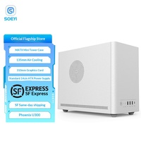 Boîtier Mini PC Soeyi Neuf, Compatible Refroidissement Liquide et Carte Mère Micro-ATX, Design de Bureau sans Ports Frontaux Recommandé