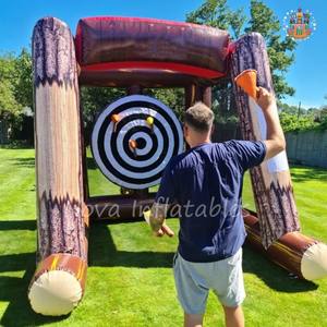 Jeux sportifs gonflables en PVC de qualité commerciale personnalisés, buts de football et de basketball et château pour utilisation dans les parcs d'aventure, en vente - Product Image 6