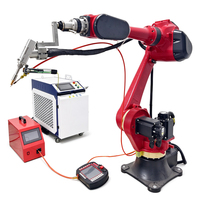 Robot de soudage industriel à 6 axes, bras robotique automatique, machine de soudage MIG pour pièces automobiles, soudage des métaux, vente directe d'usine CE