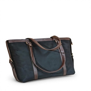 Sac fourre-tout en toile grande capacité pour femme, style vintage, en tissu délavé, antivol, imperméable, sac à bandoulière avec fermeture éclair pour la plage et le quotidien - Product Image 1