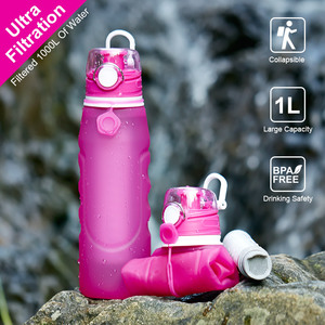 <span class=keywords><strong>Bouteille</strong></span> d'eau pliée pliable en gros Filtre à eau de gymnastique Pichets Bouteilles <span class=keywords><strong>Bouteille</strong></span> de filtre à eau - Product Image 5