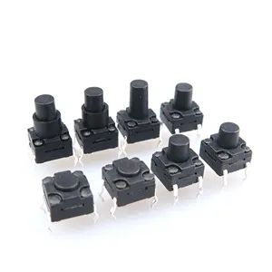 SMD insert with sheath light touch switch 6*6x4.3/4.5/5/6/7/8/9/10/11.2 keypad waterproof IP67 push button switch Tact Switch