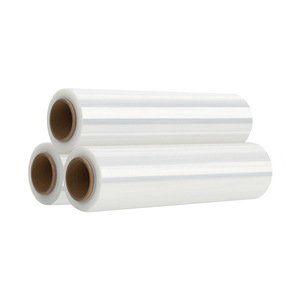 50cm * 250m * 22um LLDPE Film plastique étirable enveloppé palette Wrap Stretch Jumbo rouleau Film étirable