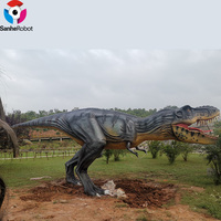 Jurassic Aniamtronic dinozor parkı gerçekçi mekanik Robot dinozor modeli kids 'kapalı reçine eğlence parkı binmek