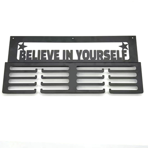 कस्टम लेजर-कट तैराकी और डाइविंग सिल्हूट धातु पदक धारक और ट्रॉफी डिस्प्ले हैंगर कस्टम रंग व्यक्तिगत लोगो के साथ - Product Image 1