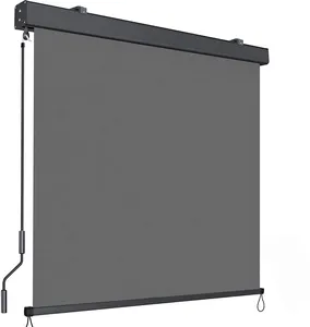 Auvent vertical d'extérieur, pare-soleil <span class=keywords><strong>pour</strong></span> <span class=keywords><strong>terrasse</strong></span>, rideaux d'ombrage en rouleau - Product Image 1