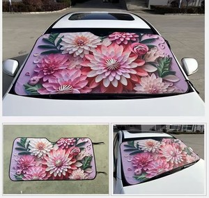 Tùy chỉnh in xe dù để che nắng thiết kế mới phía trước cửa sổ UV bảo vệ mặt trời có thể gập lại ngoài trời dù để che nắng phụ kiện - Product Image 3