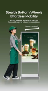 Pantalla Digital Comercial para Interiores, Orientada a la Ventana, de 55 Pulgadas, Pantalla LCD de Alto Brillo para Publicidad, CMS Basado en la Nube, WiFi - Product Image 2
