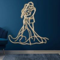 En gros, enseigne néon LED personnalisée avec logo Joyeux Anniversaire, sans MOQ, dropshipping, pour fêtes, mariages et décoration intérieure