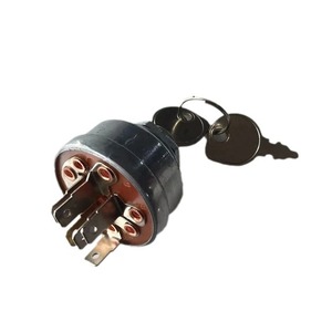 Interruptor de Encendido John Deere AM33399 MTD725-1396 925-1396A con Llave Negra, Accesorio para Tractores - Product Image 1