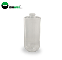 SOMEWANG 1000ml grande capacité shampooing pompe bouteilles en plastique PET personnalisé cosmétiques emballage conteneurs avec prix compétitif