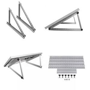Support de panneau solaire réglable en aluminium SOEASY, support de montage triangulaire, finition anodisée pour toit solaire, capacité de charge de 50 kW - Product Image 5