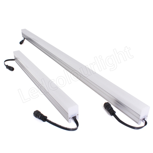 Barra LED Pixel <span class=keywords><strong>DMX</strong></span> Light Stage Lights Square <span class=keywords><strong>PC</strong></span> Cover Decoración de construcción al aire libre Perfil LED Iluminación DE PAISAJE - Product Image 6