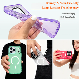 <span class=keywords><strong>Funda</strong></span> para Teléfono Móvil con Logotipo Personalizado, Protección Antigolpes con Cojín de Aire, Protección de Lente, Color Puro, TPU, para 17 Promax, Venta al Por Mayor - Product Image 4