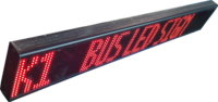 Panneaux de signalisation numériques LED embarqués pour bus, haute luminosité, personnalisables, écran d'affichage extérieur