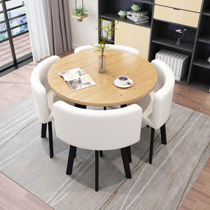 Juego <span class=keywords><strong>de</strong></span> Mesa y Sillas <span class=keywords><strong>de</strong></span> Comedor <span class=keywords><strong>de</strong></span> Lujo Moderno <span class=keywords><strong>para</strong></span> 4 Personas, Fabricado en China, <span class=keywords><strong>Muebles</strong></span> <span class=keywords><strong>de</strong></span> Restaurante Duraderos <span class=keywords><strong>de</strong></span> Metal con 1 Mesa <span class=keywords><strong>de</strong></span> Centro y 4 Sillas - Product Image 3