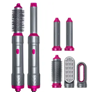 Professional Round One step Electric Hair Rotating Portable Hot Heat Air Comb Blow salon Dryer Brush