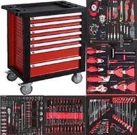 Goldenline Ensemble d'outils à main durables CRV de 11 pièces comprenant une pince combinée, des marteaux, des machines d'atelier de garage, une réparation d'un an