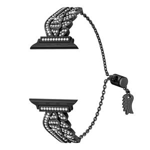Bracelet en alliage de diamant tendance pour Apple Watch Series 1-9 Ultra 49mm SE 44mm 42mm - Product Image 4