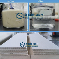 Pengolahan Air Limbah Kota dengan Filter Pelat Membran Keramik Flat Sheet Garansi 1 Tahun Produktivitas 100L/Jam