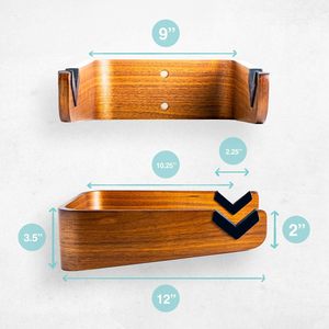 <span class=keywords><strong>Soporte</strong></span> de Pared para <span class=keywords><strong>Bicicleta</strong></span> de <span class=keywords><strong>Madera</strong></span> - <span class=keywords><strong>Soporte</strong></span> de Pared Horizontal para <span class=keywords><strong>Bicicleta</strong></span> para el Hogar o el Garaje, <span class=keywords><strong>Soporte</strong></span> de Pared para <span class=keywords><strong>Bicicleta</strong></span>, Elegante Almacenamiento Interior para Bicicletas - Product Image 5