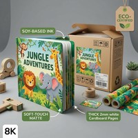 Brochure créative personnalisée en forme de S, 3D, pop-up, découpée, pliée avec précision, service d'impression de brochures personnalisées
