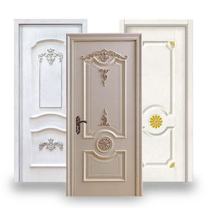 Modern Designed Solid Wood Baked <strong>Lacquer</strong> <strong>Door</strong> for Home Apartment Entry Finished Indoor Residential Use