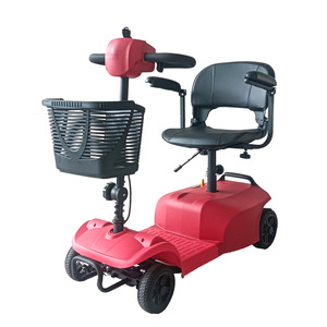 สกู๊ตเตอร์ไฟฟ้า X-02X สีแดง แบตเตอรี่ 12Ah ระยะทาง 15 กม. พับได้ สำหรับผู้สูงอายุ ใช้ในบ้าน - Product Image 1