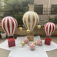 Accessoires publicitaires ballon à air chaud décoration centre commercial décoration zone scénique mise en page grande montgolfière extérieure à vendre