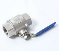 WASON Vanne à boisseau sphérique manuelle en acier inoxydable ODM-16P 2PC haute pression à filetage interne DN15-DN100 avec joint EPDM, vente en gros OEM