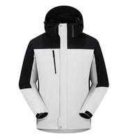 Veste Homme Personnalisée Veste Imperméable à Fermeture Éclair Extérieure Légère Coupe-Vent Veste Casual Extérieure d'Hiver avec Logo Personnalisé pour Homme