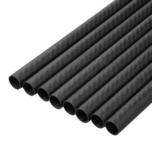 Tubo Redondo de Fibra de Carbono, Tubo de Fibra de Carbono 3k, Acabado Mate o Brillante - Product Image 1