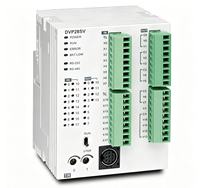 Controlador Lógico Programable Industrial Delta DVP28SV11T2 PLC de 28 Puntos con Salida de Transistor, Serie DVP SV, Comunicación RS485